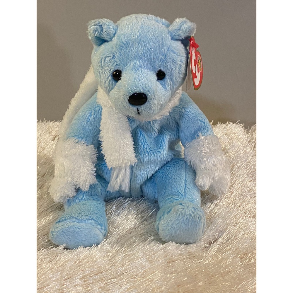 RARE Ty Beanie Baby ICECUBES 🧊 the bear! 🐻‍❄️with tag ERRORS🔥